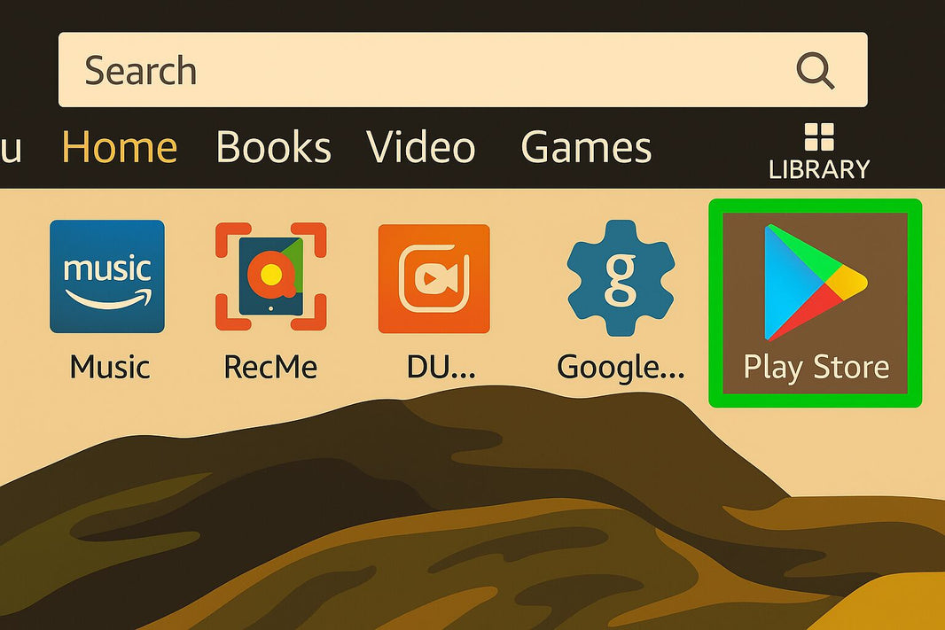 Cách cài đặt Google Play Store trên Amazon Fire
