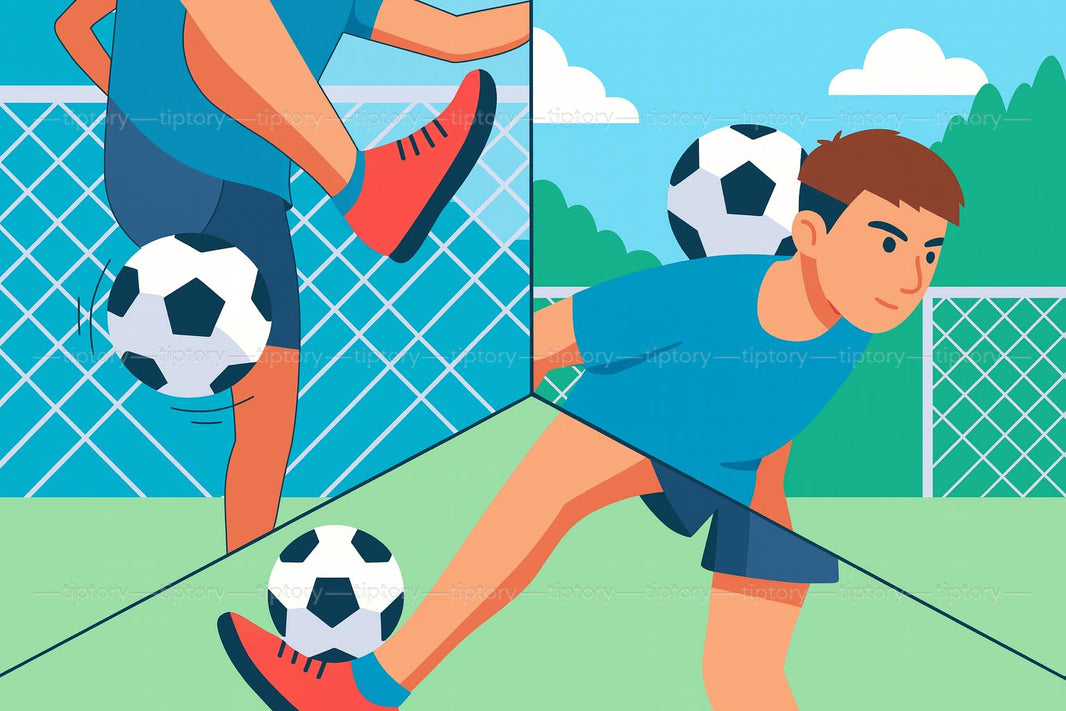Cách chơi bóng đá nghệ thuật (Freestyle Football): 8 bước tâng và giữ bóng-Tiptory
