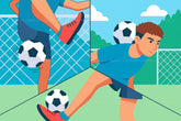 Cách chơi bóng đá nghệ thuật (Freestyle Football): 8 bước tâng và giữ bóng-Tiptory