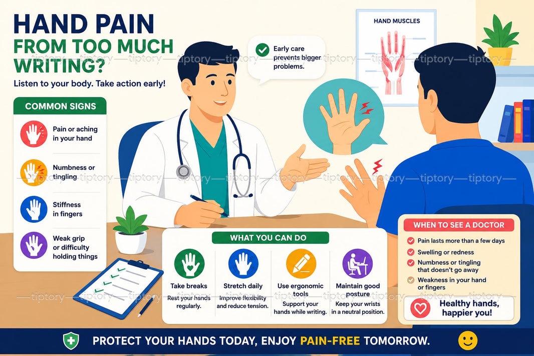 Cách chữa mỏi tay khi viết nhiều: 7 bước viết tay không bị mỏi và đau