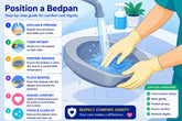 Cách đặt bô cho người bệnh nằm liệt: 9 bước dùng bô hứng tại nhà