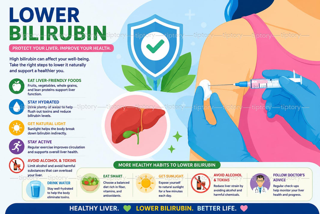 Cách giảm Bilirubin trong máu: 12 mẹo hạ chỉ số Bilirubin cao an toàn