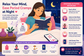 Cách giảm đau bụng kinh ban đêm: 4 mẹo hiệu quả giúp ngủ ngon cả đêm