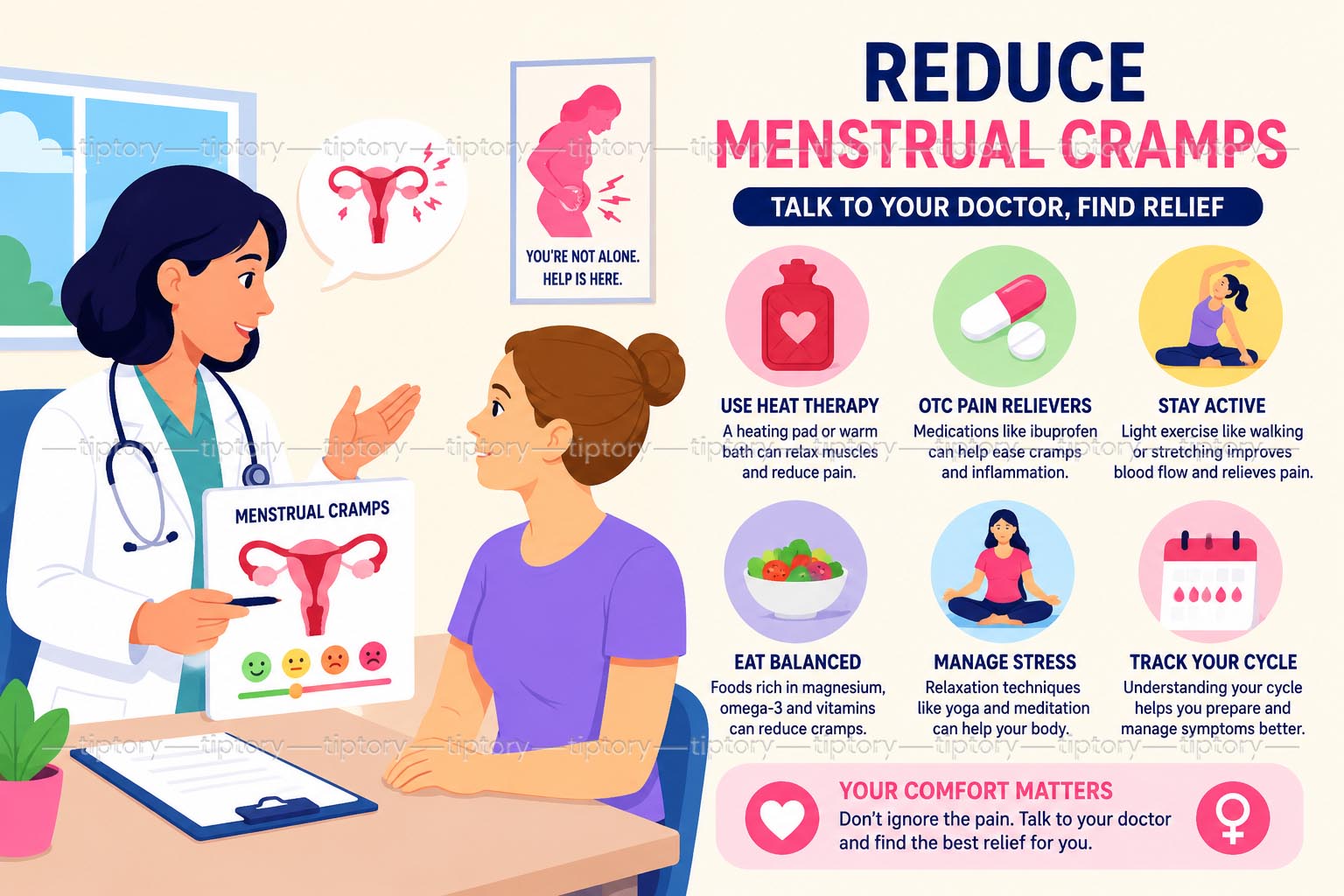 Cách giảm đau bụng kinh cấp tốc tại nhà: 11 mẹo giảm đau tức thì