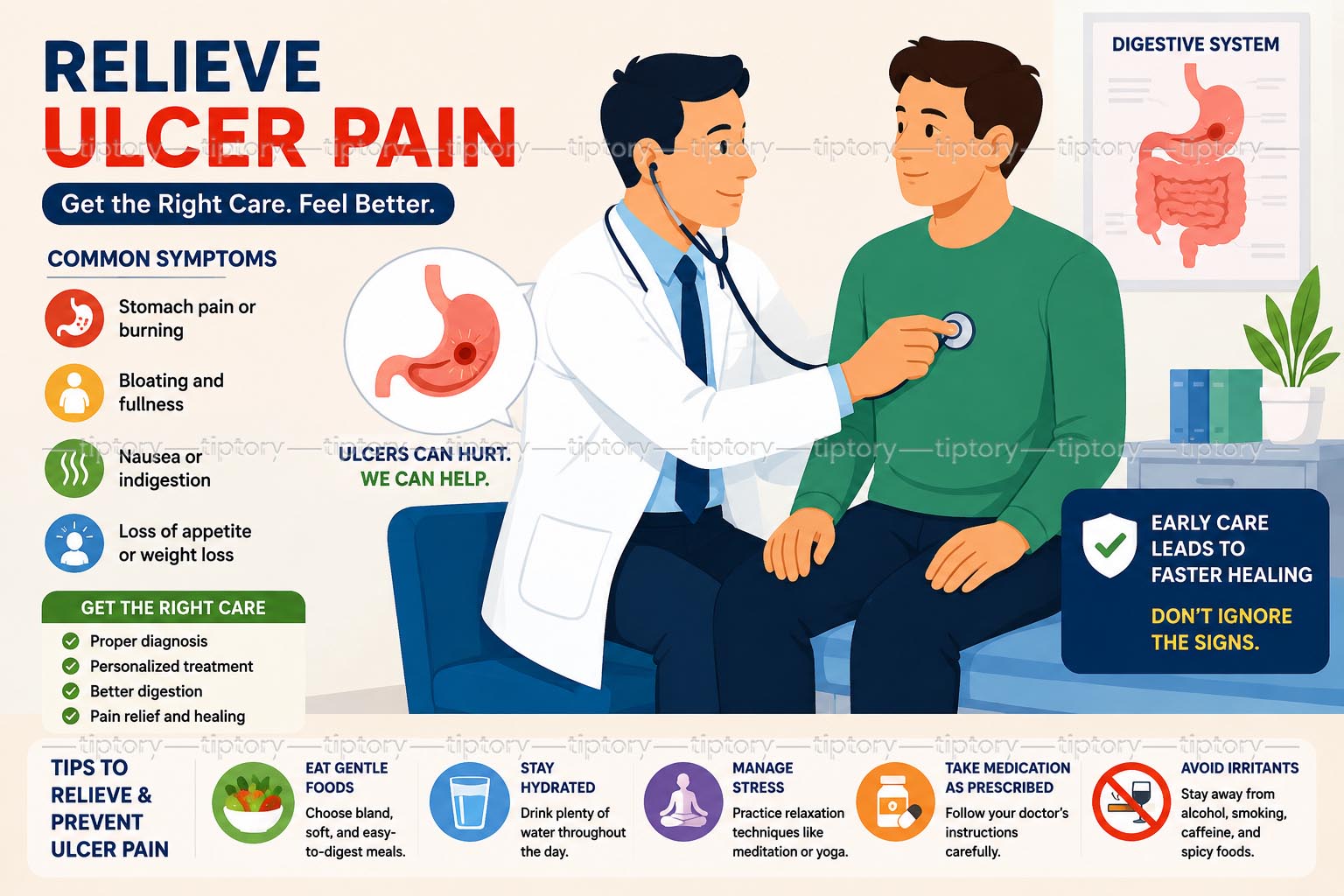 Cách giảm đau dạ dày ngay lập tức: 10 mẹo giảm đau loét dạ dày tại nhà