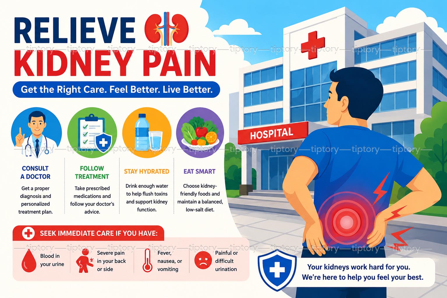 Cách giảm đau thận tại nhà: 7 mẹo trị đau thận nhanh nhất và an toàn