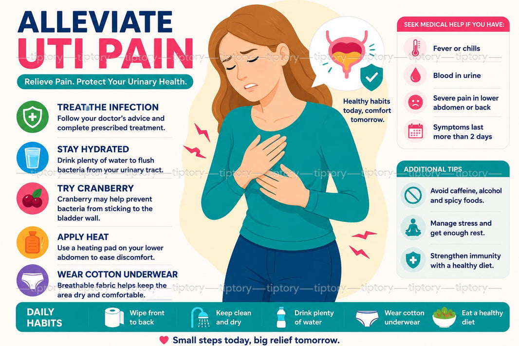 Cách giảm đau viêm đường tiết niệu: 12 mẹo chữa tiểu buốt tại nhà