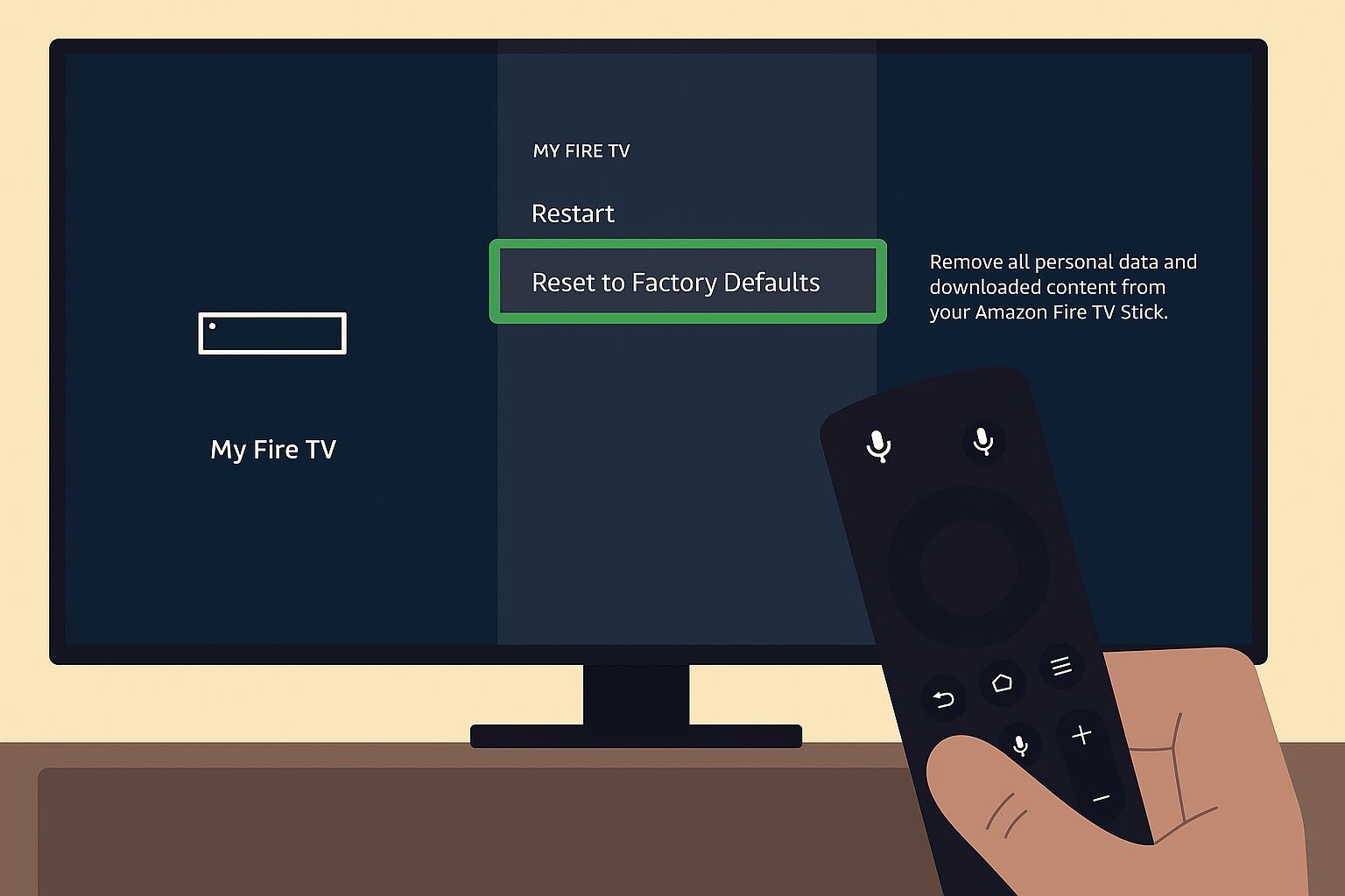 Cách khởi động lại Fire TV Stick khi bị đơ hiệu quả nhất-Tiptory