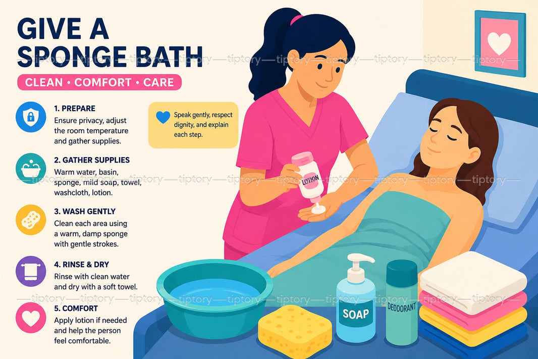 Cách lau người cho người bệnh: 19 bước chăm sóc người ốm nằm một chỗ