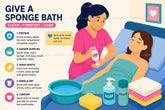 Cách lau người cho người bệnh: 19 bước chăm sóc người ốm nằm một chỗ