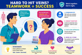 Cách lấy máu ven chìm: 5 mẹo tiêm tĩnh mạch khó không bị chệch ven