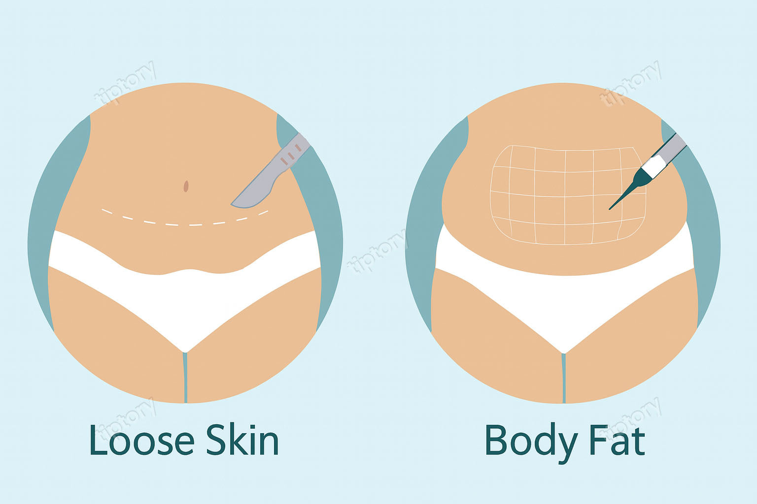 Cách phân biệt mỡ thừa và da chùng nhão: 3 bước nhận biết và giải pháp-Tiptory