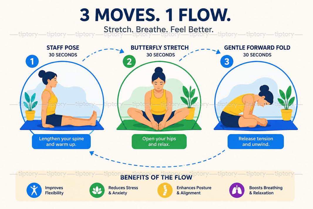 Cách tập giãn cơ cánh bướm: 6 bước mở khớp háng và giảm đau lưng