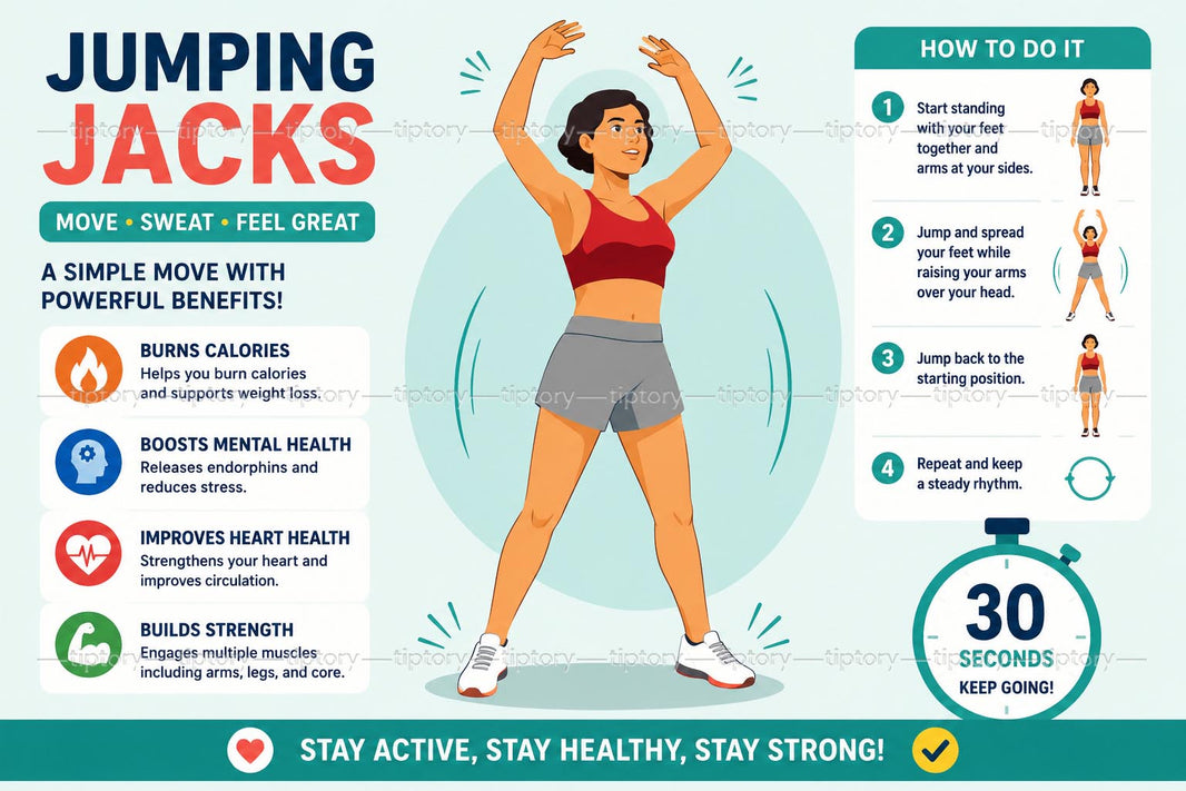 Cách tập Jumping Jack đúng cách: 4 bước đốt mỡ giảm cân thần tốc