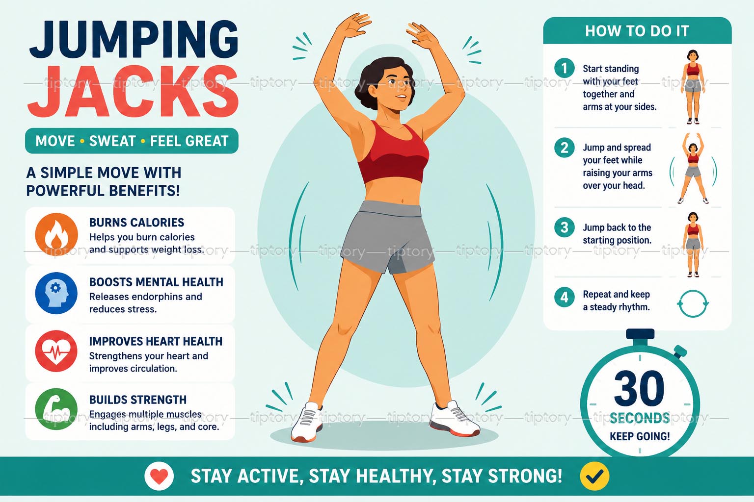 Cách tập Jumping Jack đúng cách: 4 bước đốt mỡ giảm cân thần tốc