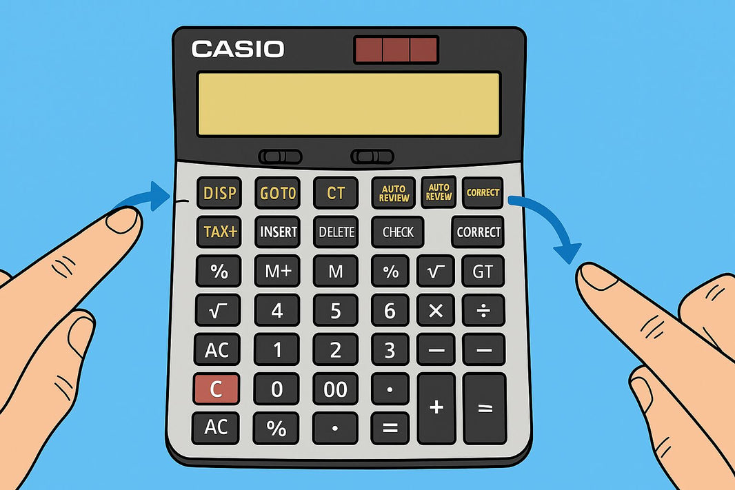 Cách tắt máy tính Casio, Citizen, TI nhanh chóng-Tiptory