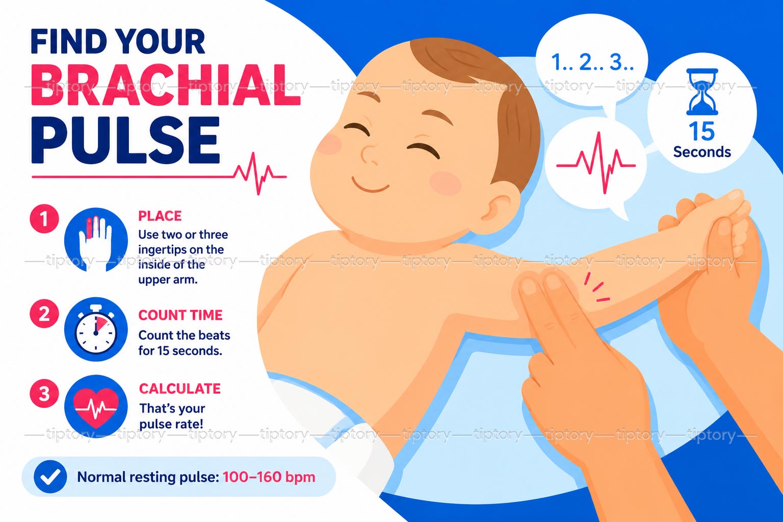 Cách tìm mạch cánh tay để đo huyết áp: 4 bước bắt mạch chính xác