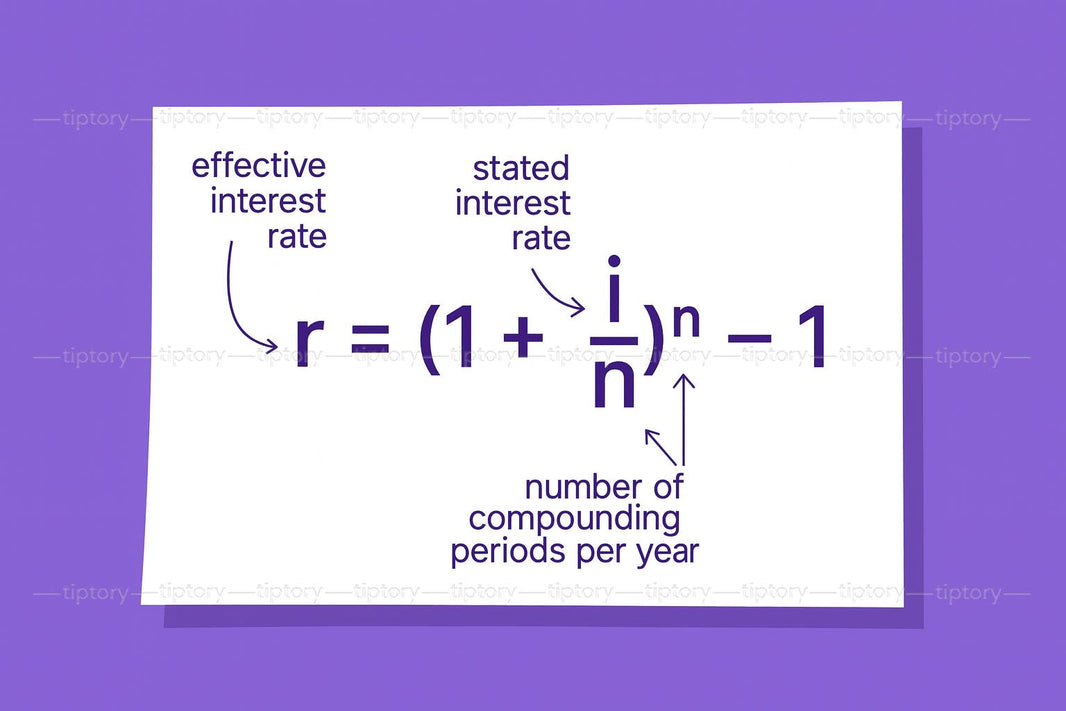 Cách tính lãi suất hiệu dụng: 5 bước tính lãi suất thực vay vốn nhanh