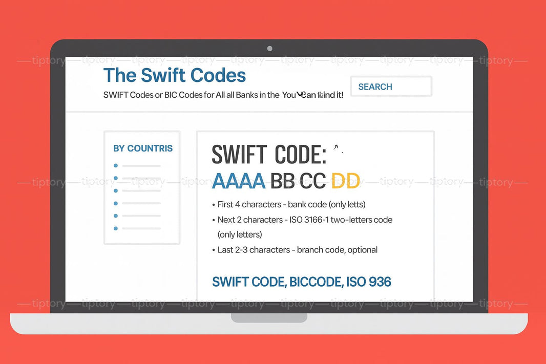 Cách tra cứu mã SWIFT Code: 5 bước tra mã ngân hàng nhanh và chính xác-Tiptory