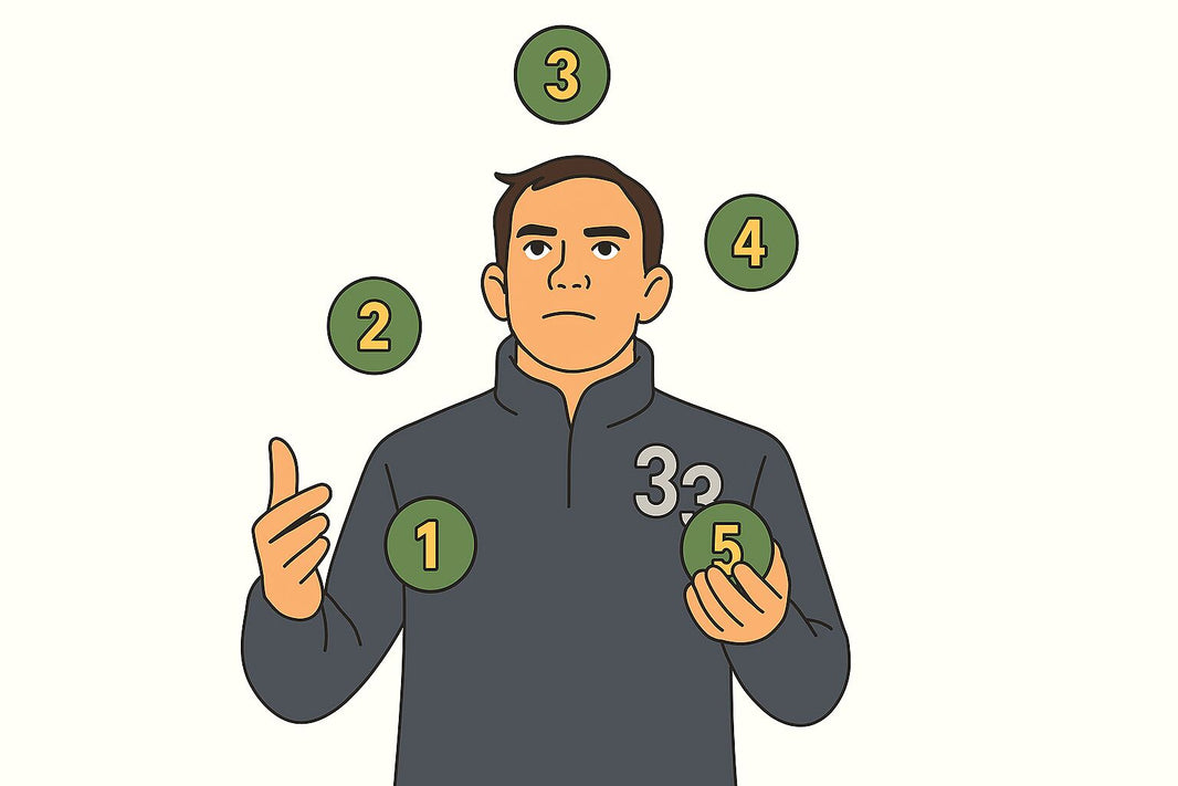 Cách tung hứng 3-5 bóng cho người mới-Tiptory