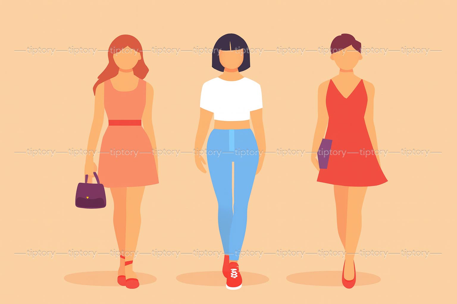 Cách vẽ người mẫu thiết kế thời trang: 5 bước vẽ dáng người đơn giản-Tiptory