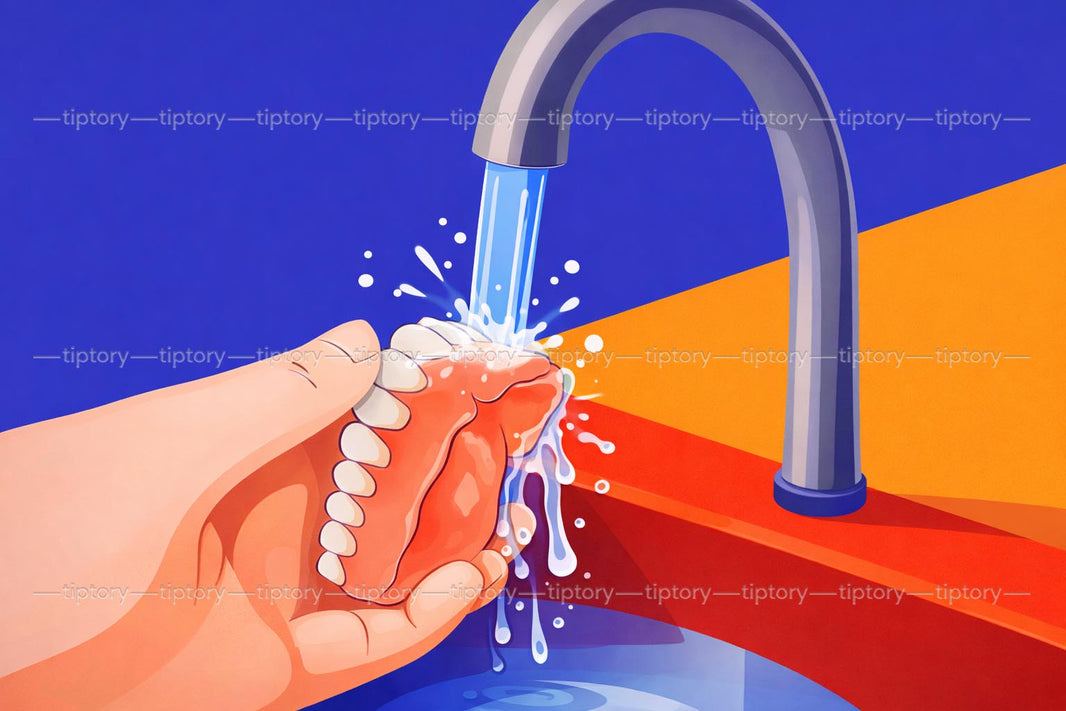 Cách vệ sinh răng giả bằng giấm: 5 bước làm sạch đơn giản và hiệu quả