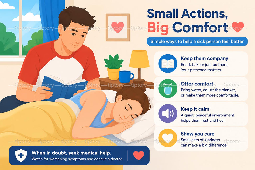 Chăm sóc người ốm nhanh khỏi: 5 cách giúp người bệnh mau hồi phục