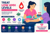 Chỉ số AMH thấp có con được không? 12 cách tăng AMH để nhanh có thai