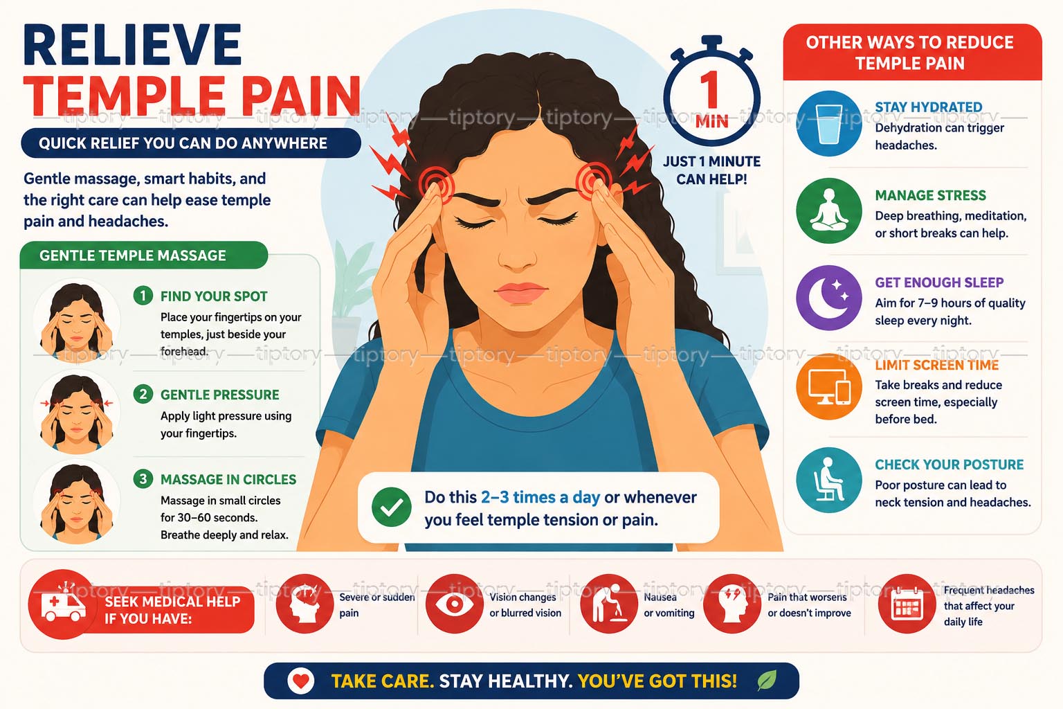 Đau 2 bên thái dương: 5 cách giảm đau thái dương tại nhà nhanh chóng