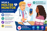Đeo máy Holter điện tâm đồ: Cách sử dụng để theo dõi tim mạch