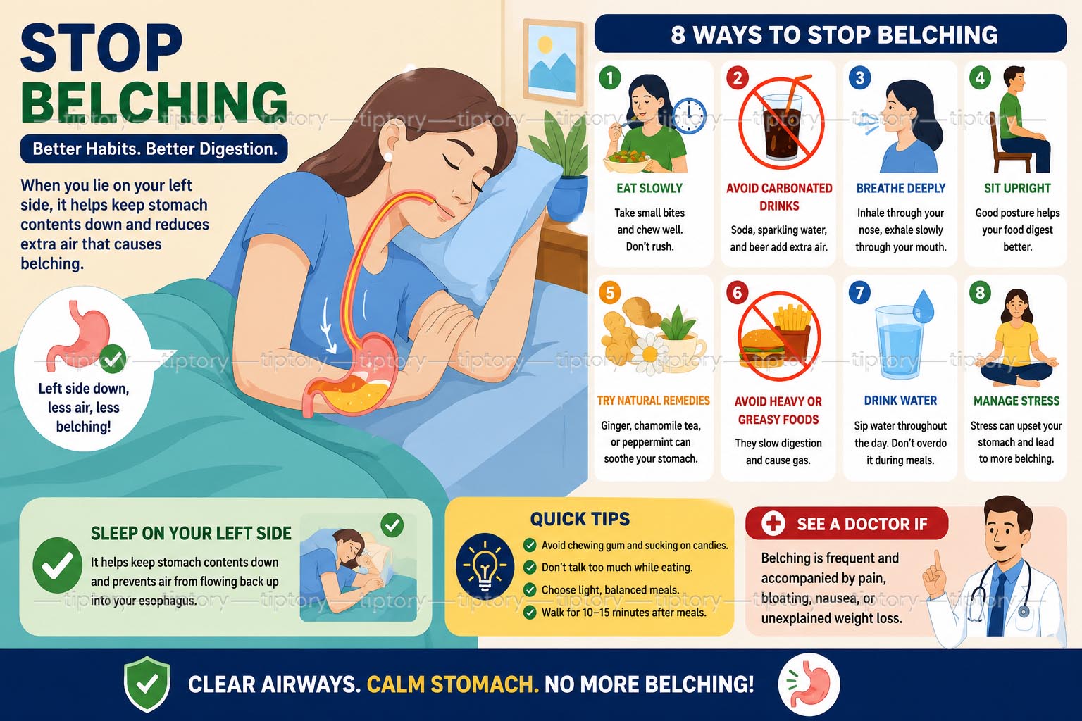 Mẹo chữa ợ hơi liên tục: 14 cách hết ợ hơi hiệu quả không dùng thuốc