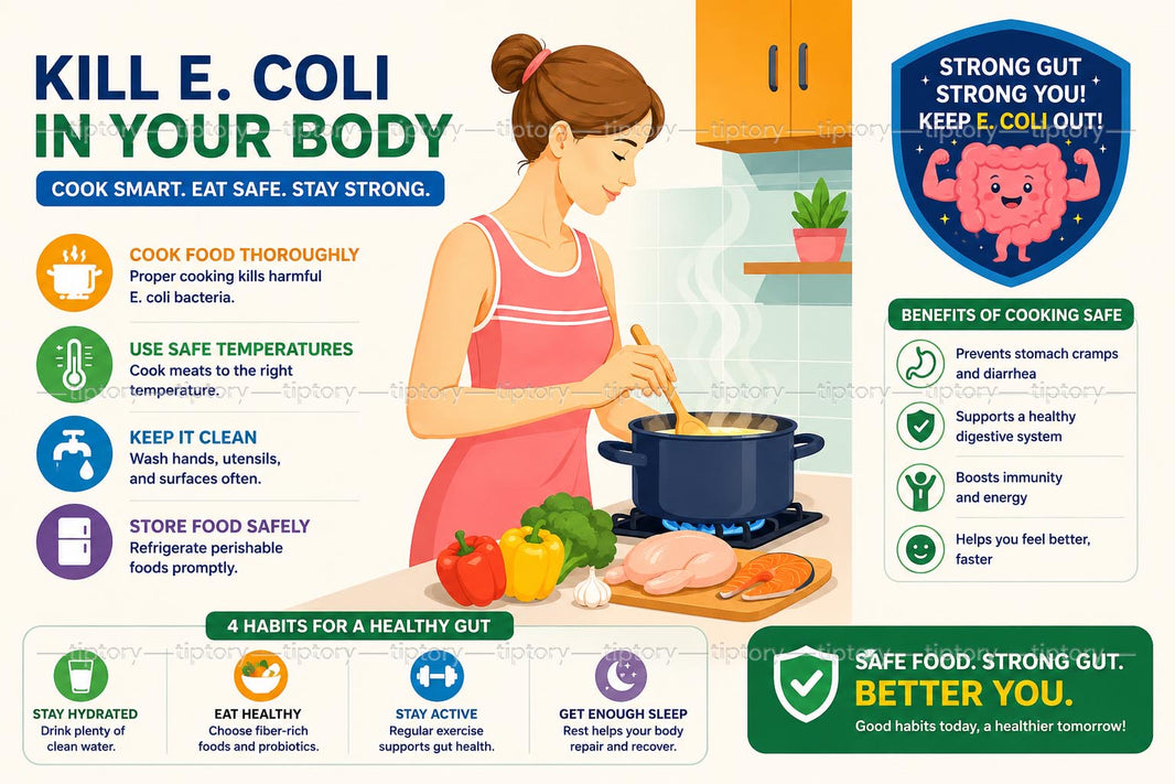 Nhiễm vi khuẩn E. Coli chữa thế nào? 3 cách điều trị nhanh tại nhà