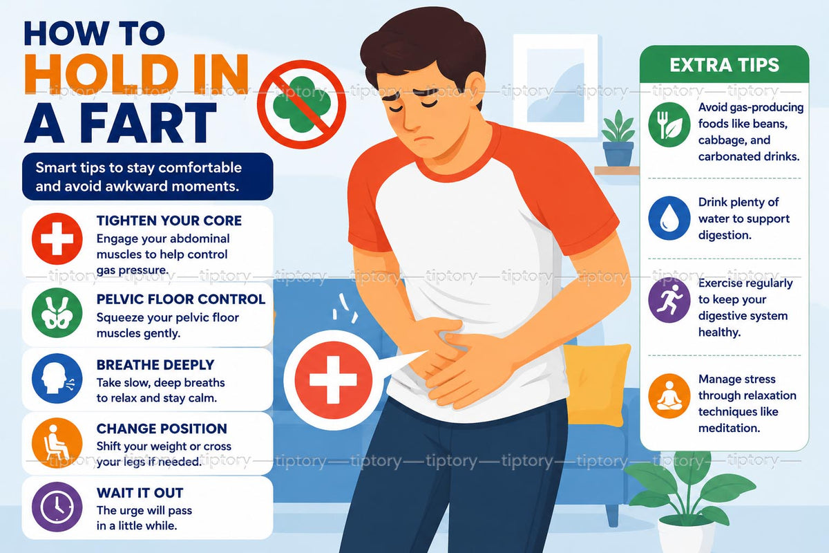 Nhịn đánh rắm có sao không? 6 cách nhịn xì hơi không phát ra tiếng