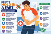 Nhịn đánh rắm có sao không? 6 cách nhịn xì hơi không phát ra tiếng