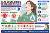 Trào ngược dạ dày gây khàn tiếng: 12 cách phục hồi dây thanh quản