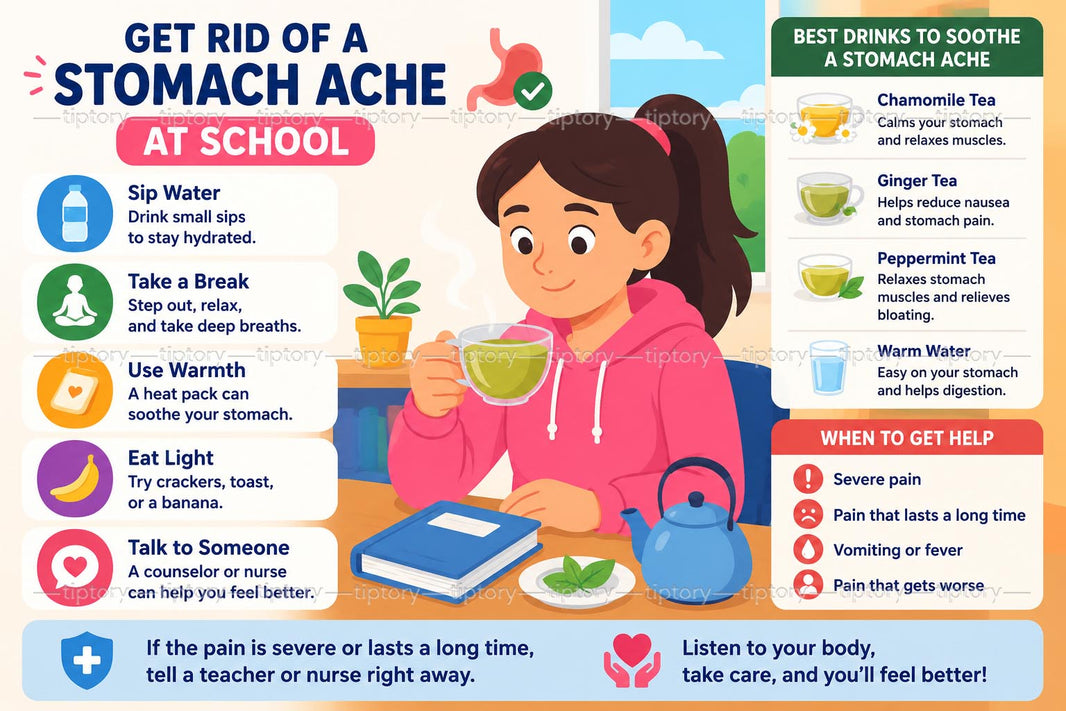 Trị đau bụng ở trường học: 3 cách chữa nhanh nhất cho học sinh