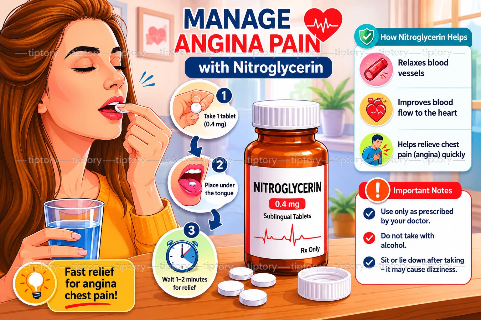 Trị đau thắt ngực tại nhà: 10 mẹo chữa hiệu quả không dùng thuốc